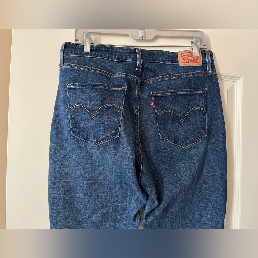 Levi's Dark Blue 721 High Rise Women's Skinny Jeans Size 33X29 - Picture 4 of 14
